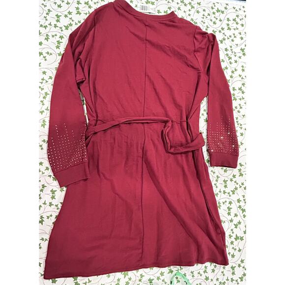 NWT Torrid Embellished Burgundy Dress Size: 3X - Picture 5 of 5